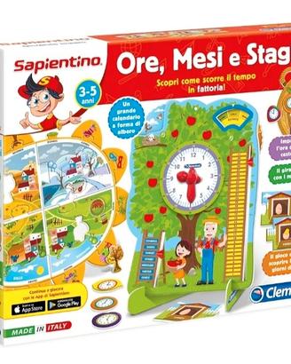 Gioco Sapientino ore, mesi, stagioni
