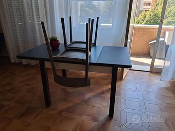 Tavolo con 4 sedie combi