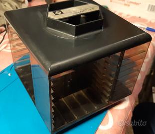 Portacassette vintage da scrivania – Girandola