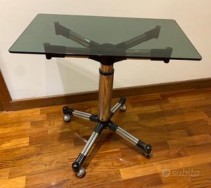 Tavolino in vetro fume