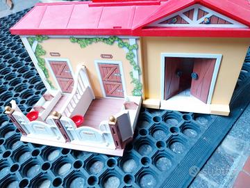 lotto Playmobil con maneggio portatile 