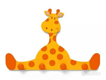 Appendiabiti cameretta Pali Gigi e Lele giraffa