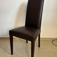 Sedie Ecopelle Caffè