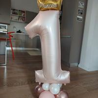 composizione palloncini primo compleanno 1