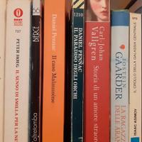 Numerosi libri narrativa, classici e contemporanei