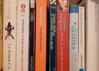 Numerosi libri narrativa, classici e contemporanei