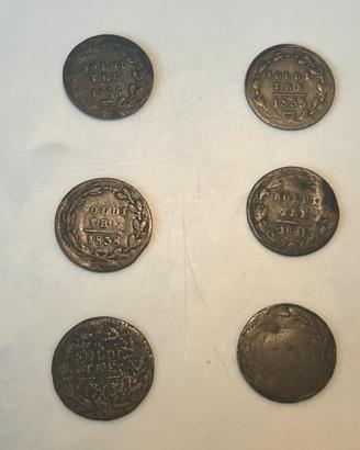 Lotto 6 Monete Antiche Svizzera