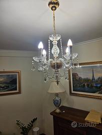 Lampadario in cristallo