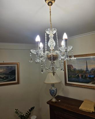 Lampadario in cristallo