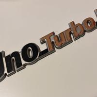 Stemma/Scritta Fiat Uno Turbo D - Anni 80/90