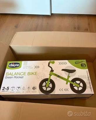Bicicletta Senza Pedali Chicco Green Rocket
