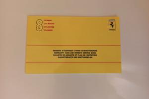 Ferrari 348 libretto tagliandi manutenzione