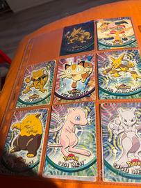 8 carte pokemon topps trading card