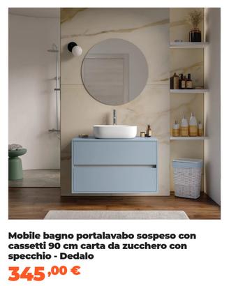 Mobile bagno 90cm per errate misure 