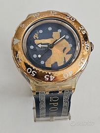Orologio Swatch Oro Blu Atlanta 1996