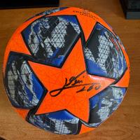 Pallone gara autografato da Lionel Messi