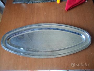 Vassoio usato da portata in alluminio per pesce