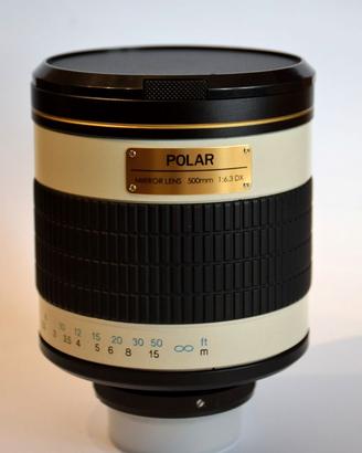 Samyang  500mm f/6.3 DX attacco Nikon