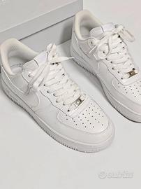Sneakers basse Nike Air Force 1 completamente bian