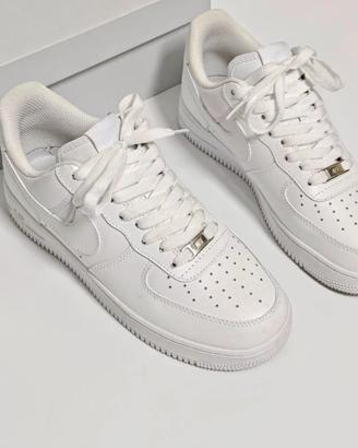 Sneakers basse Nike Air Force 1 completamente bian