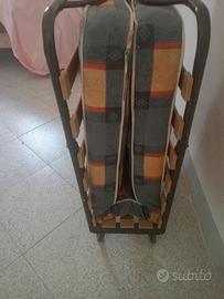 lettino  singolo pieghevole 