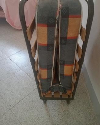 lettino  singolo pieghevole 