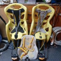2 sedili x bambino fino ai 3/4 anni x bicicletta.
