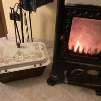 Porta legna carbone vintage primi del 900 tedesca