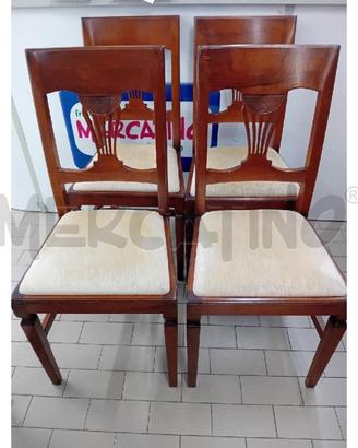 SEDIE PZ. 4 LEGNO