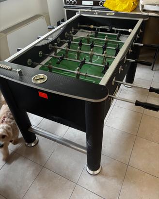 Calcio balilla NG Biliardi nero da pulire e oliare