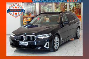 BMW 520 d Touring Luxury Aut TETTO-NAVI-PELLE-LED