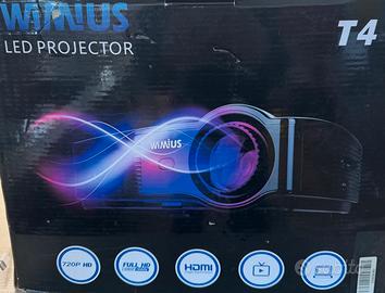VIDEOPROIETTORE WIMIUS LED PROJECTOR T4
