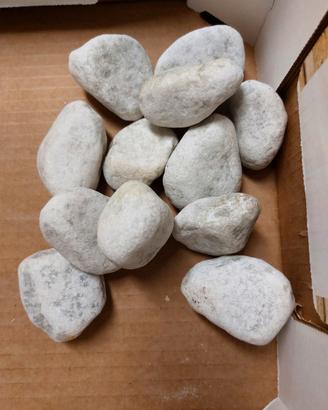 Ciottoli bianchi per bordure