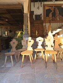 Sedie tirolesi, stuhl tiroler