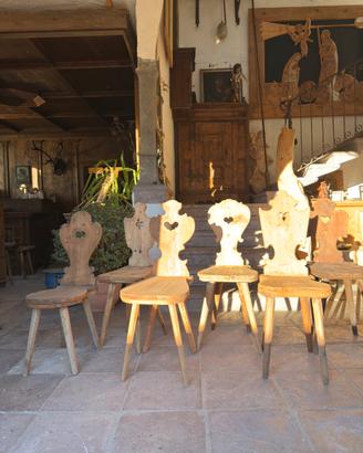 Sedie tirolesi, stuhl tiroler