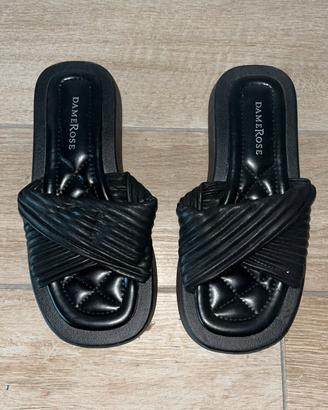 Ciabatte Dame Rose nere - numero 38