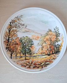 Piatto Andrea Fontebasso - Paesaggio autunnale