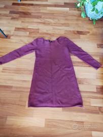 miniabito in lana merino colore coliegia
