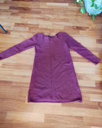 miniabito in lana merino colore coliegia