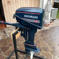 EVINRUDE 6 cv motore barca fuoribordo piede corto