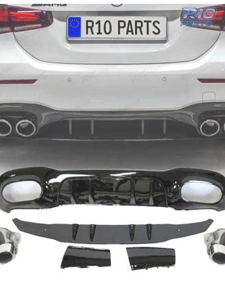 DIFFUSORE MERCEDES CLASSE A V177 AMG 18- SEDAN LOO
