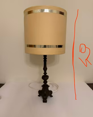 Lampada da tavolo vintage