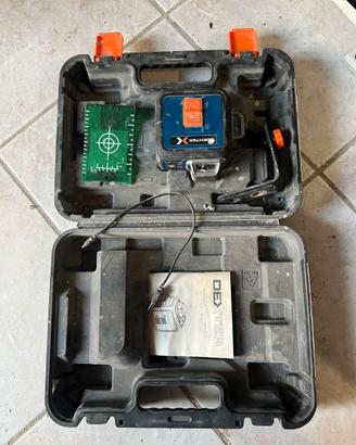 Livella Laser DEXTER 3x360° Verde Autolivellante