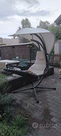 Sedia a dondolo da giardino