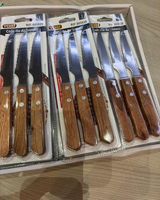 coltelli in acciai inox da bistecca