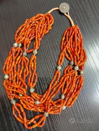 Collana multifilo artigianale 
