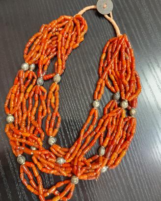 Collana multifilo artigianale 