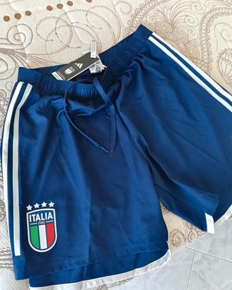 pantaloncini calcio Italia Adidas