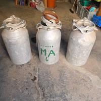 Bidone 50 litri latte e olio  guarnizioni nuove