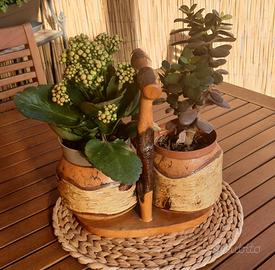 Portavasi / portaoggetti rustico vintage